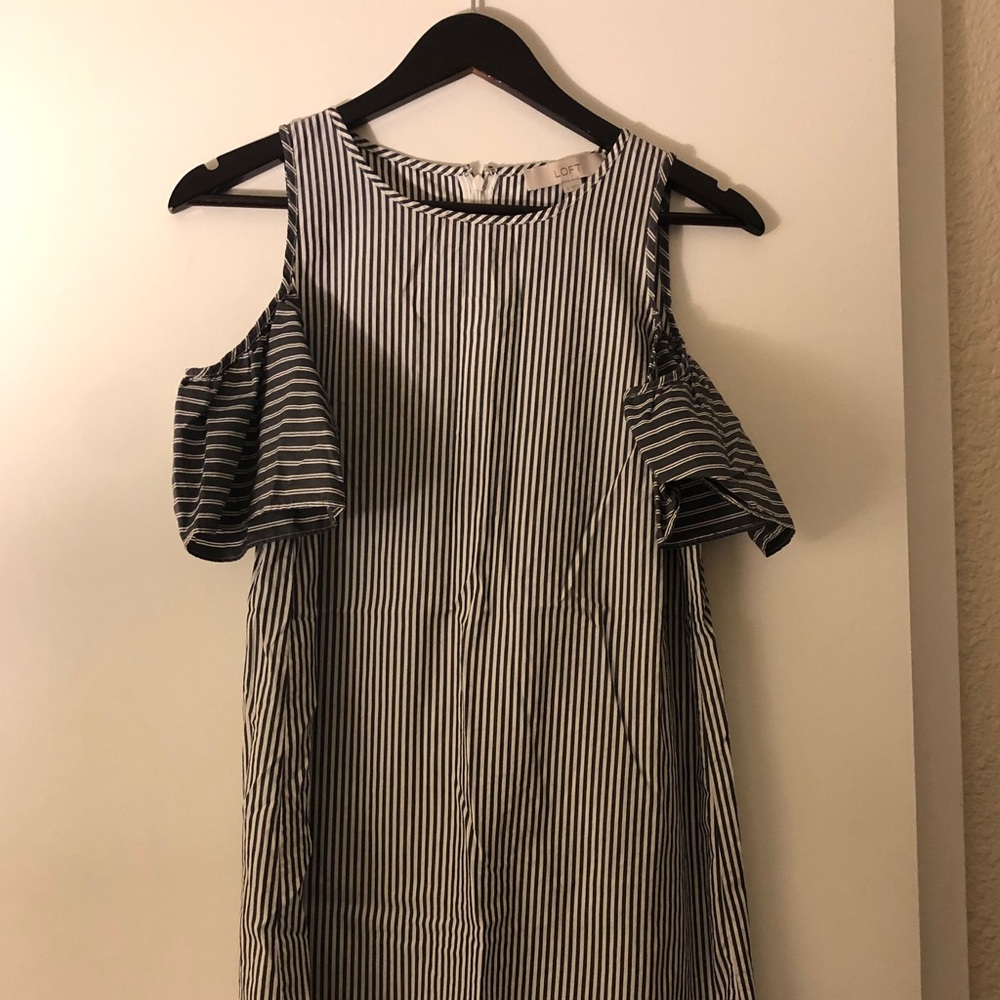 Blue & White Stripe Dress